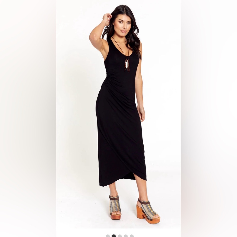 River + Sky shanti midi racer back dress XL